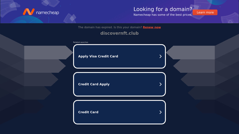 DiscoverNFT Landing Page