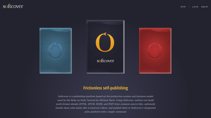 Softcover Landing Page