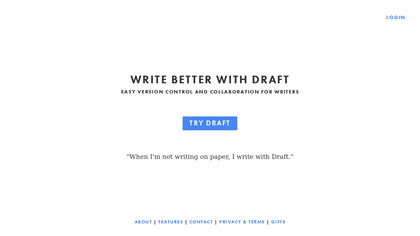 Draft (writing software) image
