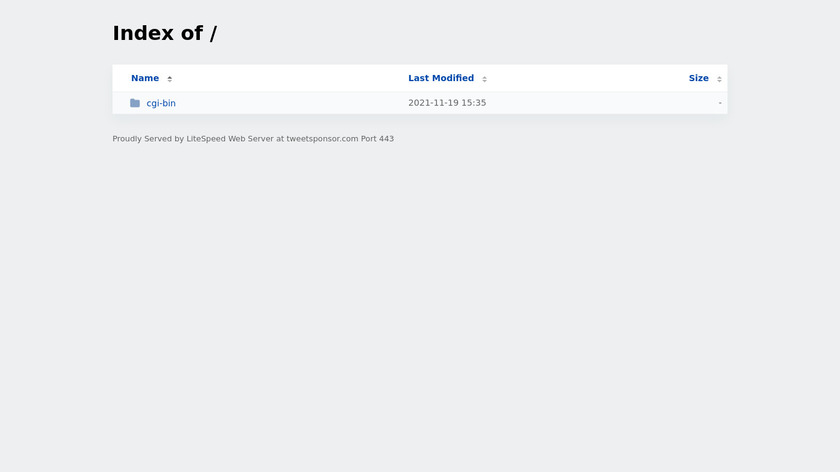 TweetSponsor Landing Page