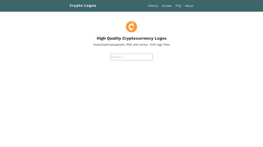 Crypto Logos Landing Page