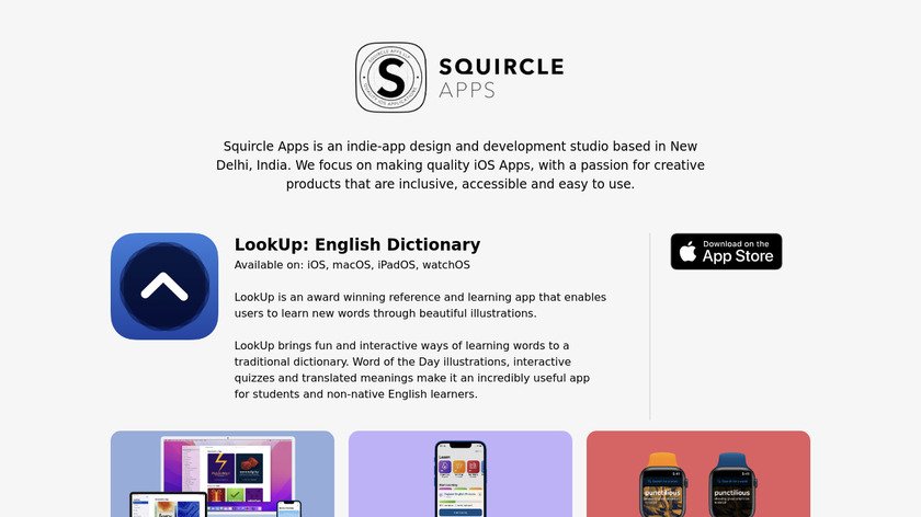 LookUp: English Dictionary Landing Page