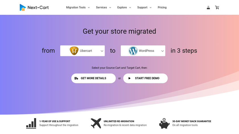 Next-Cart Landing Page