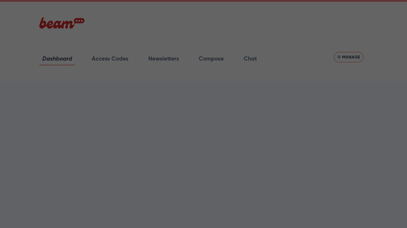 Beam Community Landing Page