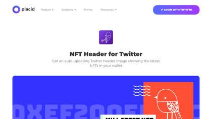 NFT Header for Twitter image