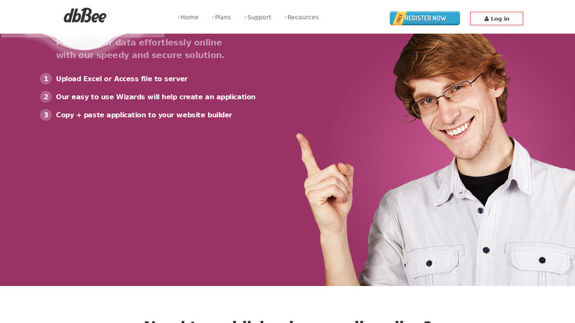 dbBee Landing Page