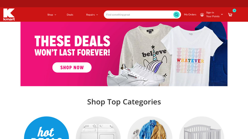 Kmart Landing Page