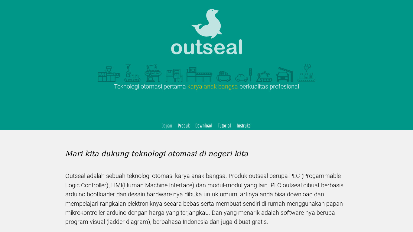 Outseal Landing page