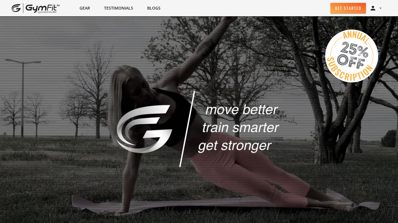 Gymnastic Bodies Landing page