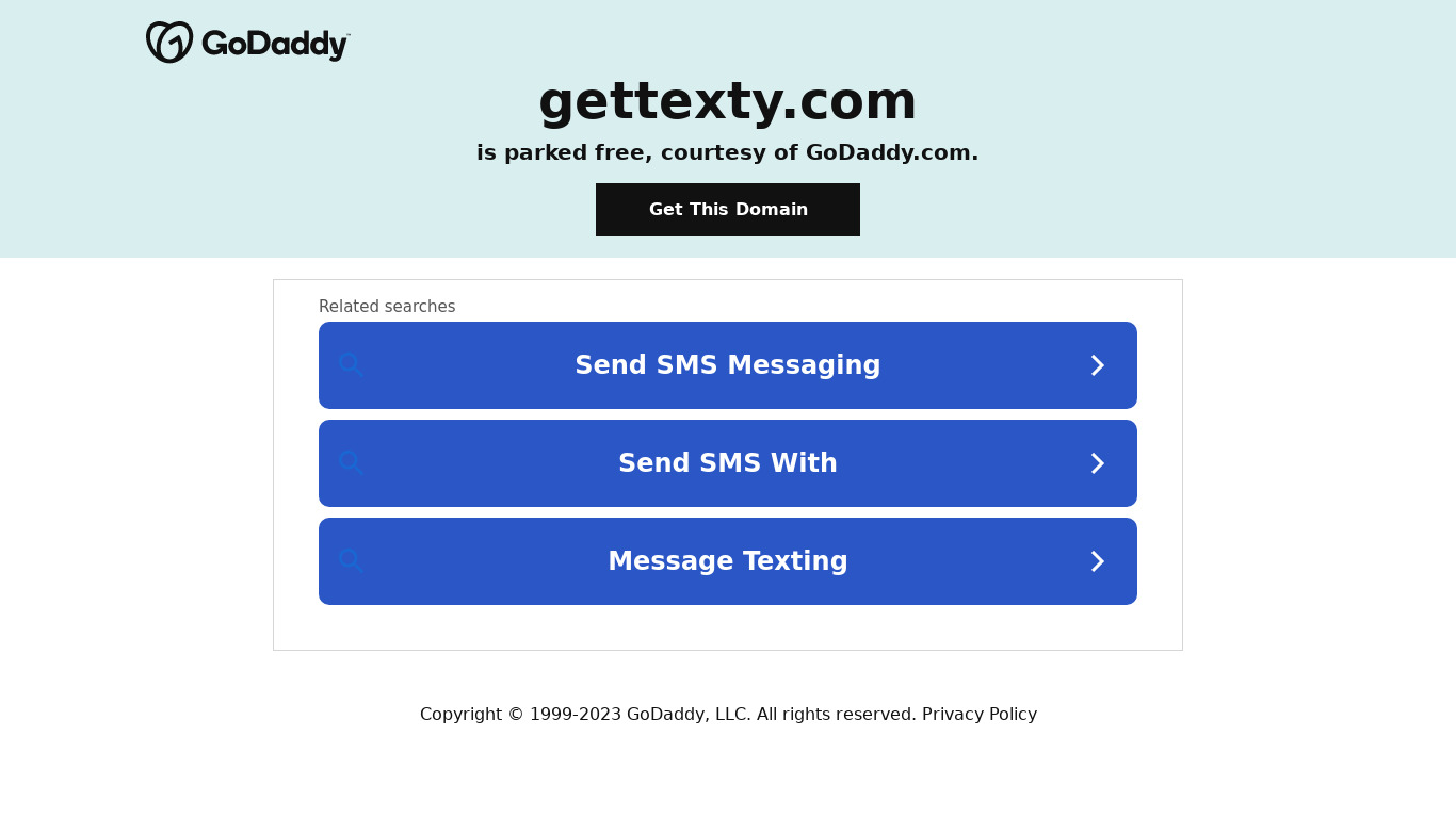 Texty Landing page