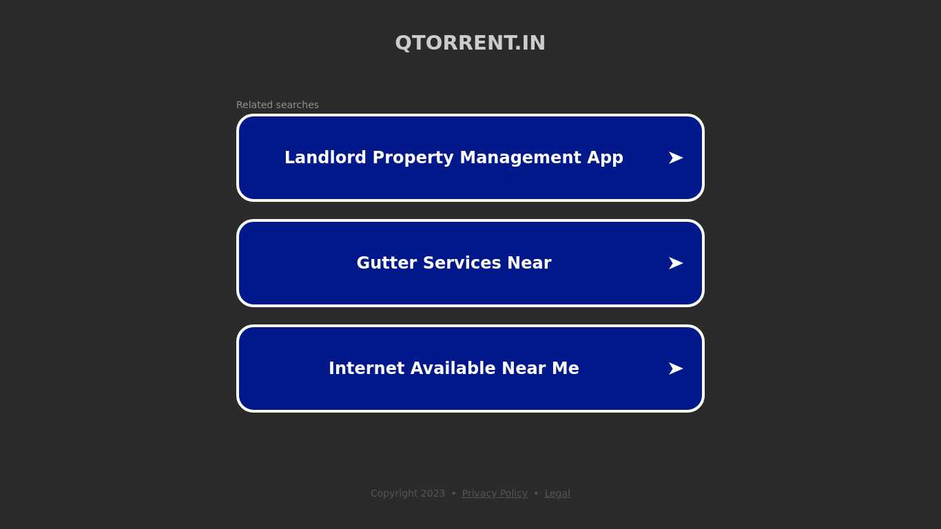 qtorrent.in Landing page