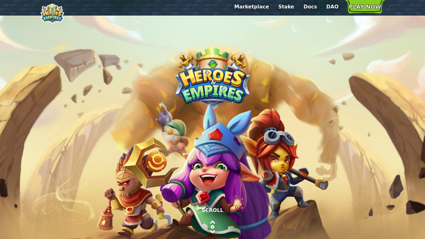 Heroes & Empires Landing Page