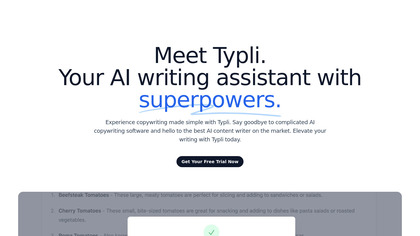 Typli.ai screenshot