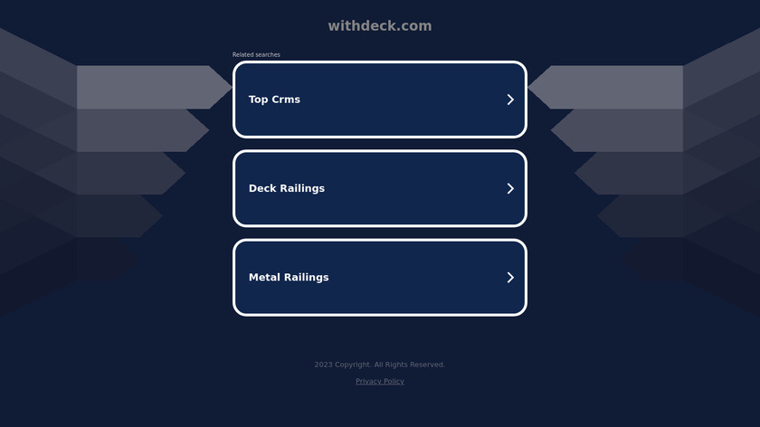 Deck (alpha) Landing Page