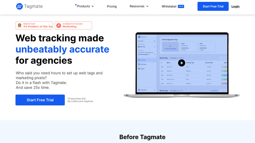 TagmateApp Landing Page