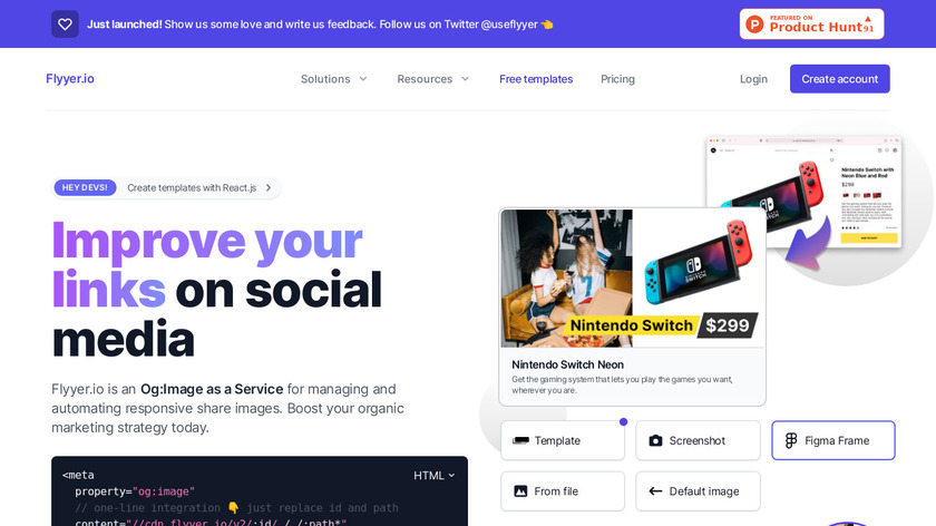 Flyyer.io Landing Page