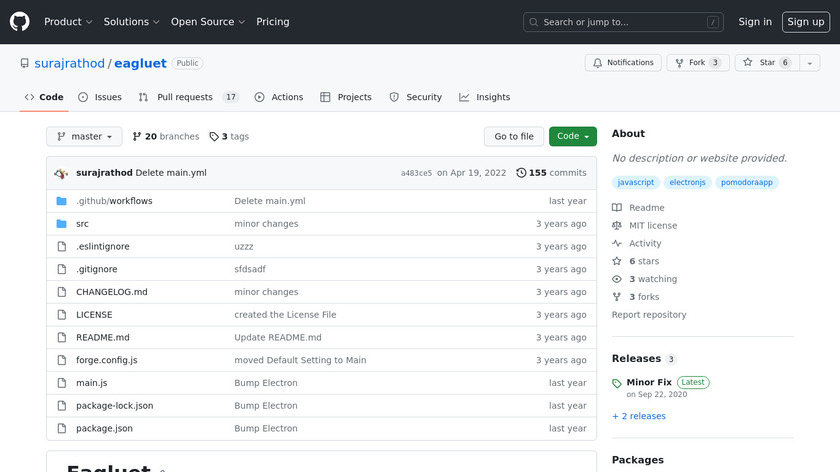 Eagluet Landing Page