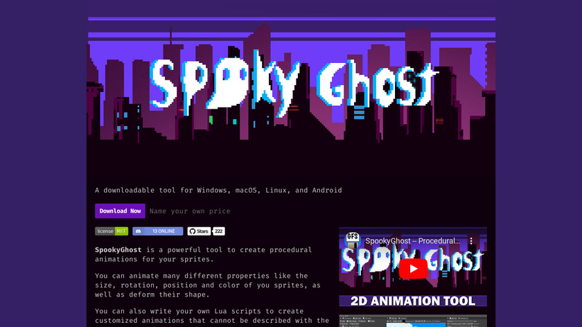 SpookyGhost Landing Page
