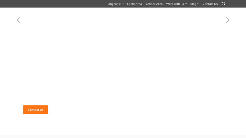 Pangeanic Landing Page