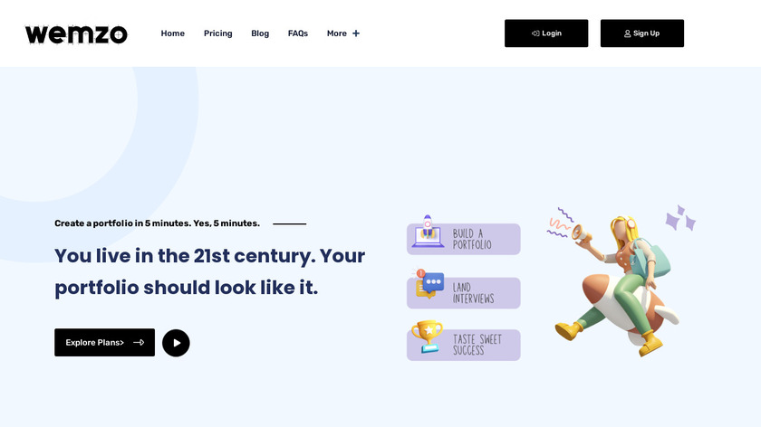Wemzo Landing Page
