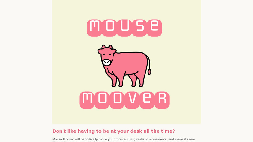 Mouse Moover Landing Page