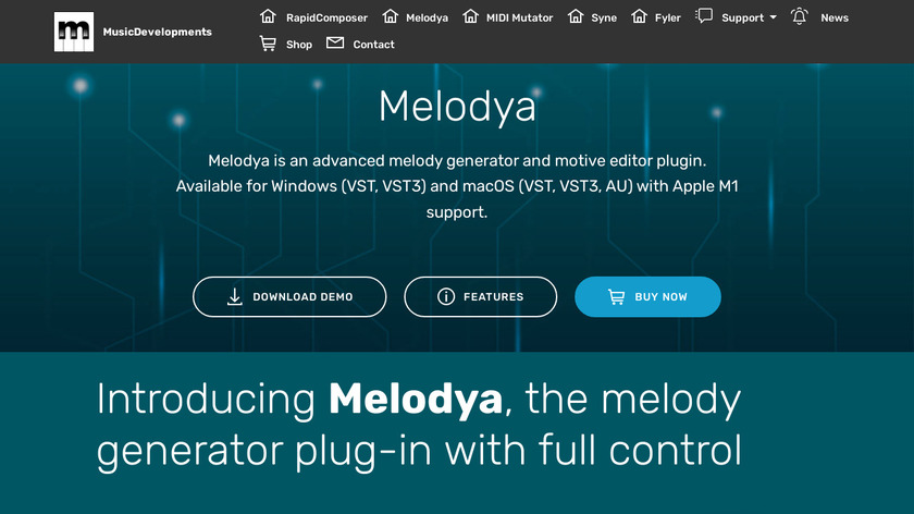 Melodya Landing Page