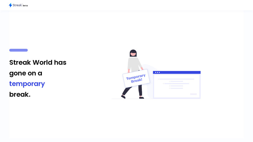 Streak.world Landing Page