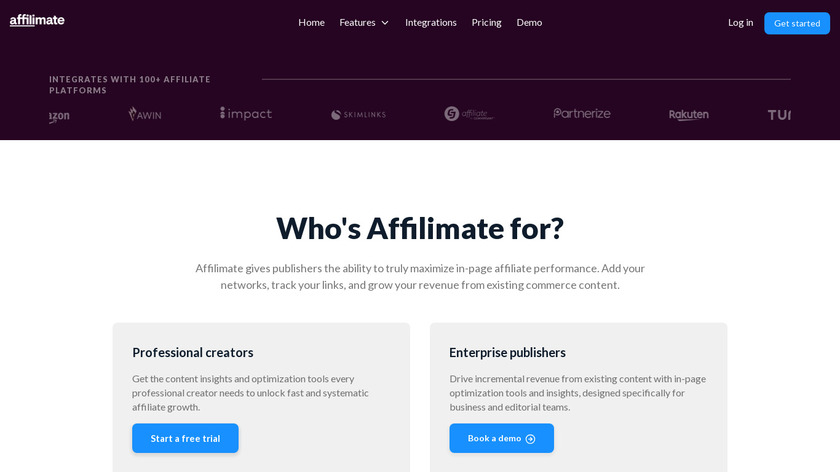 Affilimate Landing Page