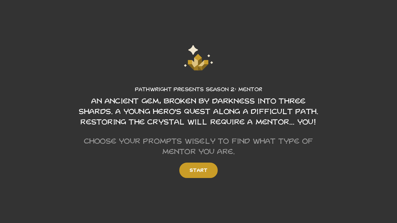Mentor by Pathwright Landing page