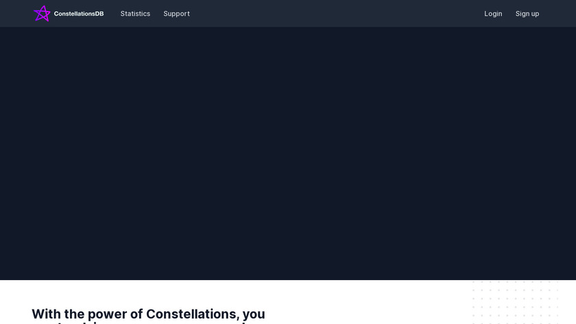 ConstellationsDB Landing Page