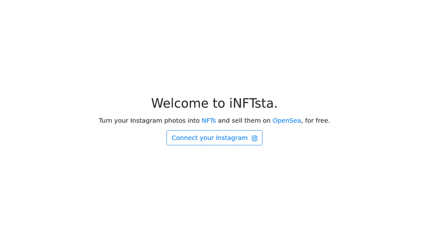 iNFTsta Landing Page