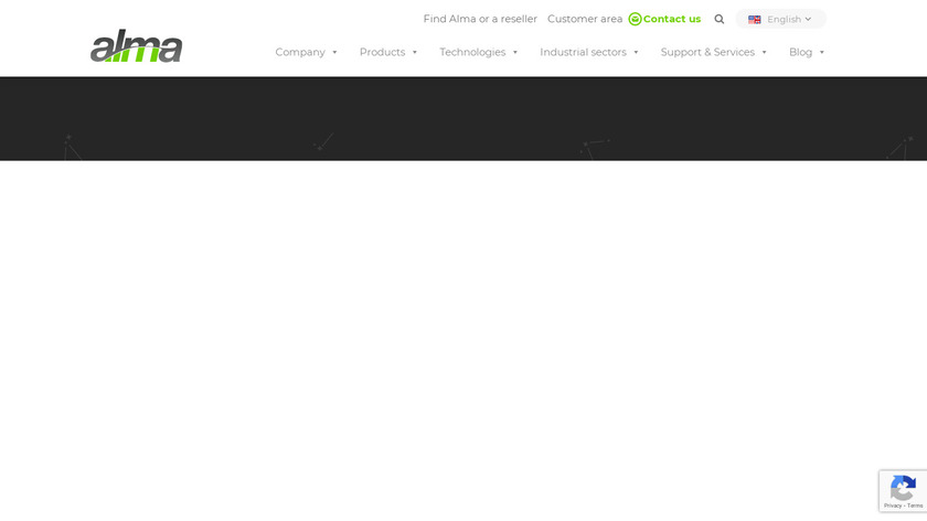 ALMA CAD/CAM Software Landing Page