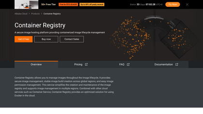 Alibaba Cloud Container Registry image