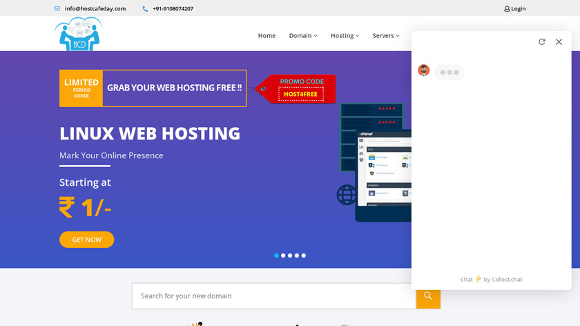 HostCafeDay Landing Page
