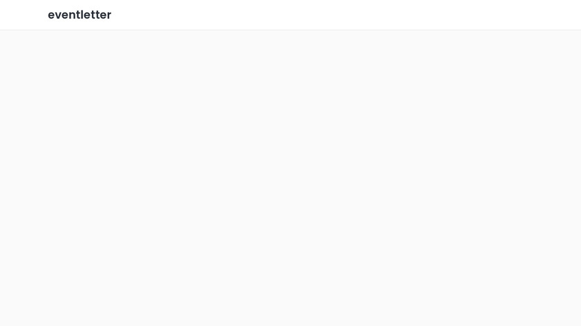 Eventletter.xyz Landing Page