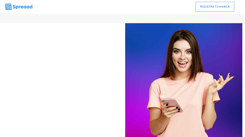 Spreaad Landing Page