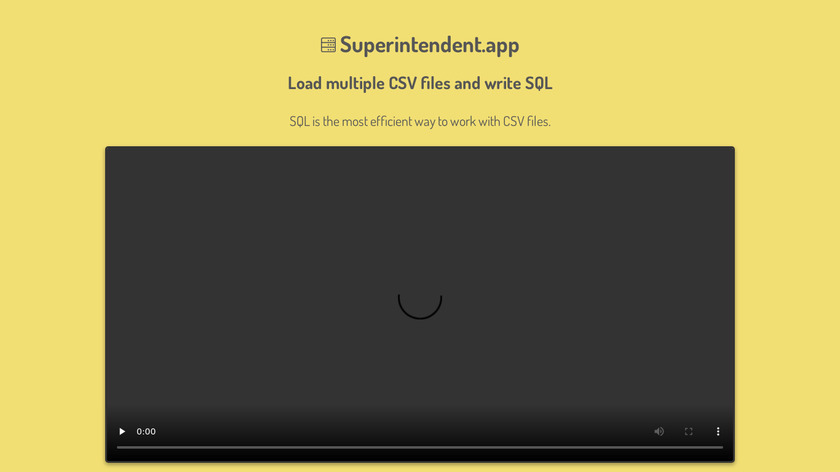 Superintendent.app Landing Page