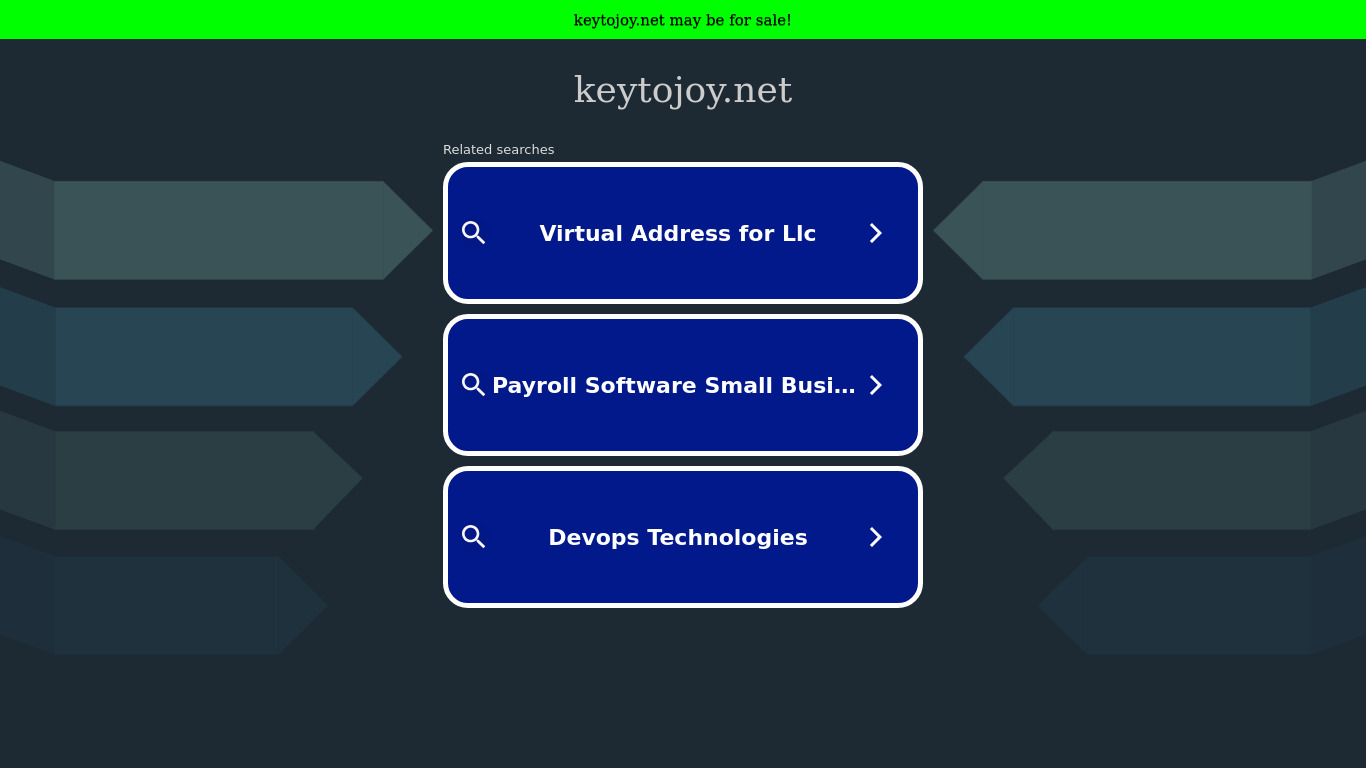 KeyToJoy Landing page