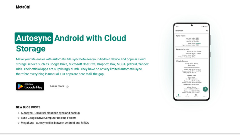 OneSync Landing Page
