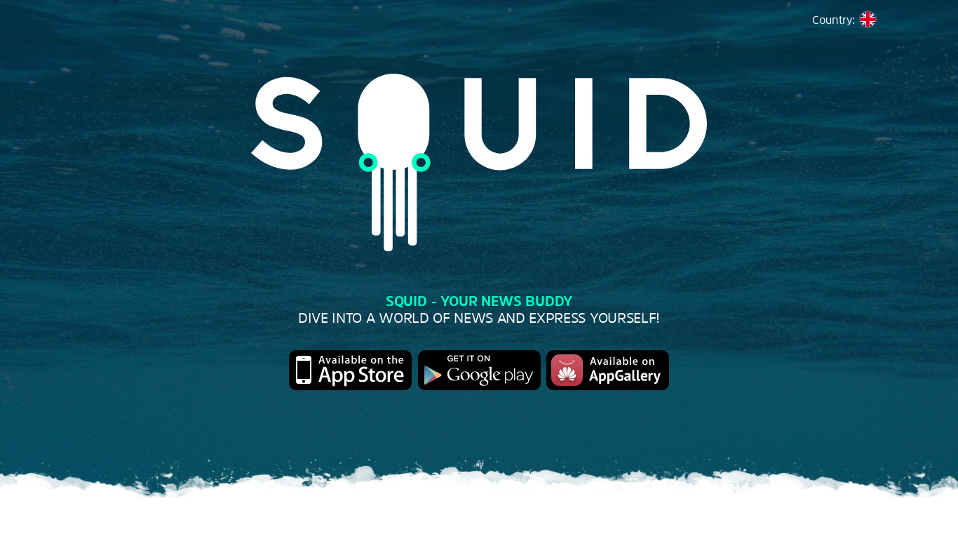 Squid Landing page