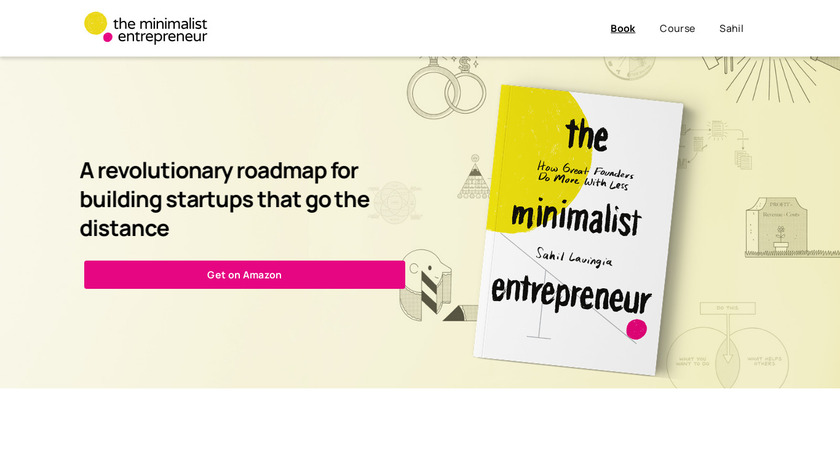 The Minimalist Entrepreneur Landing Page