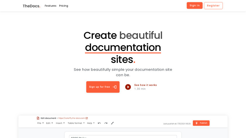 TheDocs Landing Page