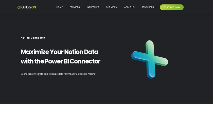 Notion Power BI Connector Landing Page
