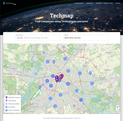 Techmap.io image