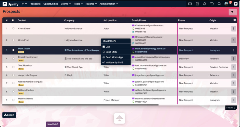 Upnify Landing Page