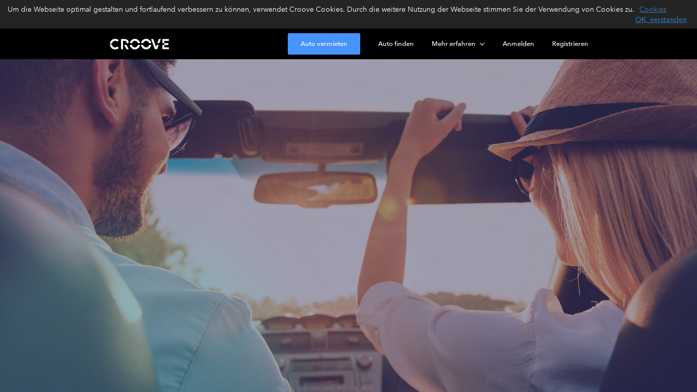 Croove Landing page
