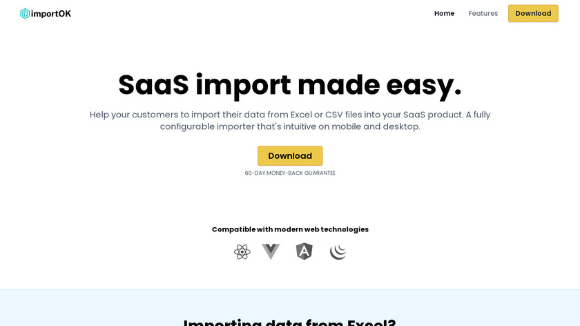 importOK Landing Page