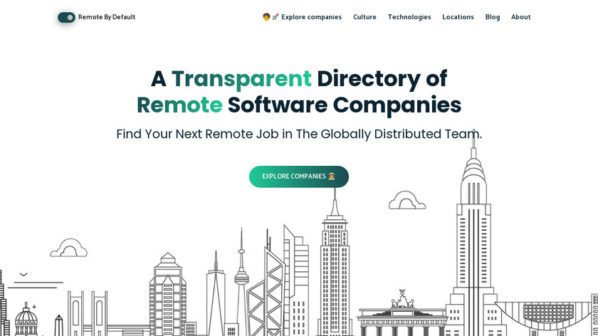 Remote By Default Landing Page