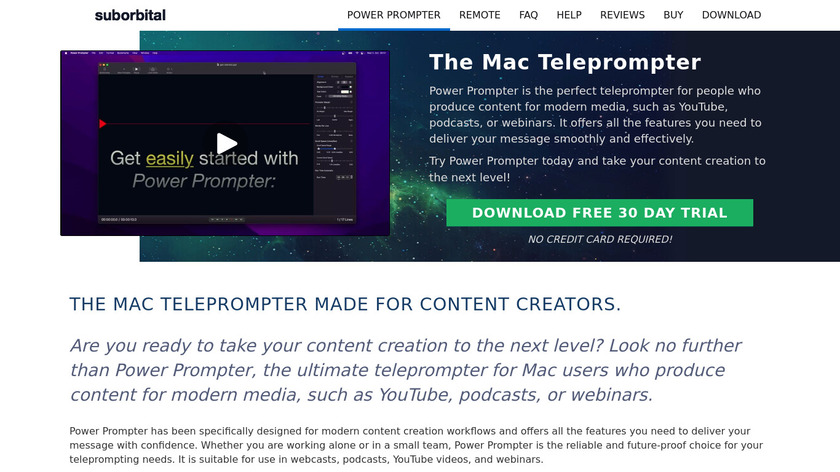 Power Prompter Landing Page