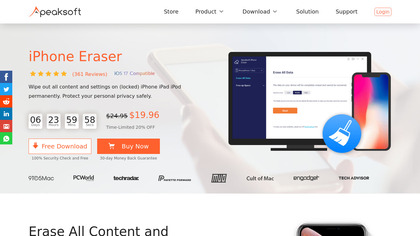Apeaksoft iPhone Eraser image